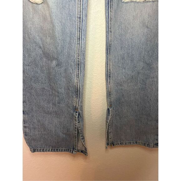 New Derek Lam 10 Crosby FRANKIE ULTRA HIGH RISE STRAIGHT LEG JEANS - Picture 10 of 13